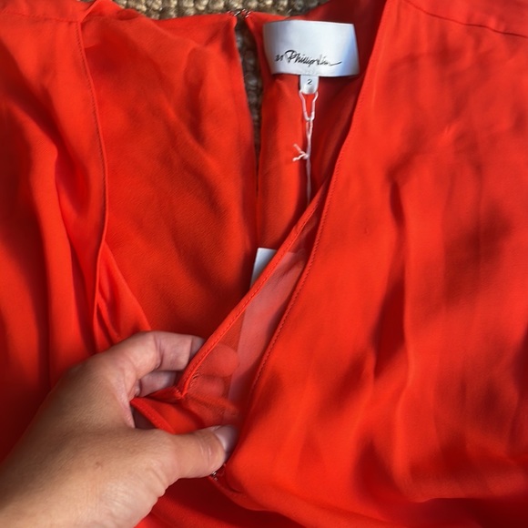 3.1 PHILLIP LIM Long Sleeve Front Knot Dress - Picture 13 of 13